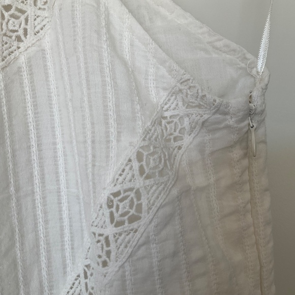 FREE PEOPLE Beautiful white cotton asymmetric dress - Picture 6 of 16